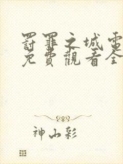 罚罪之城电视剧免费观看全集完整版