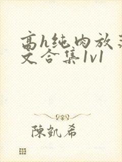 高h纯肉放荡h文合集1v1封面