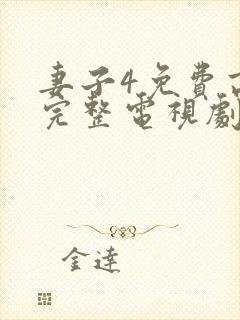 妻子4免费高清完整电视剧封面