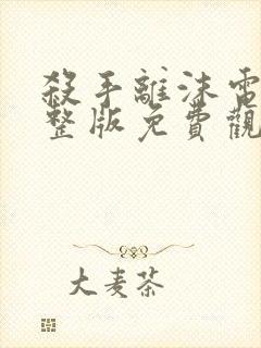 杀手离沫电影完整版免费观看封面