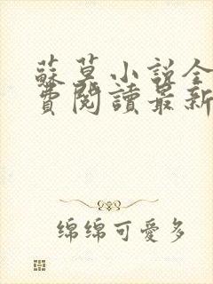 苏莫小说全文免费阅读最新章节