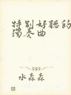 特别好听的笛子独奏曲