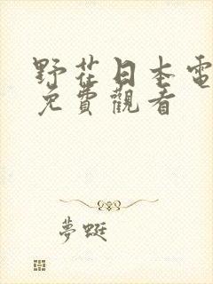 野花日本电视剧免费观看