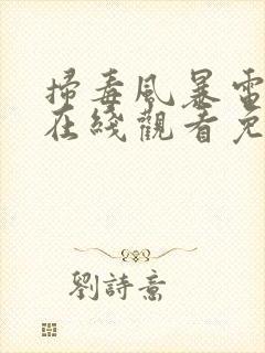 扫毒风暴电视剧在线观看免费完整版