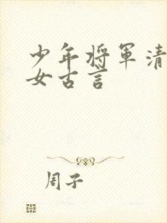少年将军清冷医女古言