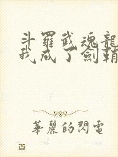 斗罗武魂龙渊剑我成了剑鞘笔趣阁封面