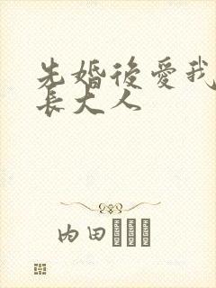 先婚后爱我的市长大人