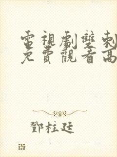 电视剧双刺全集免费观看高清