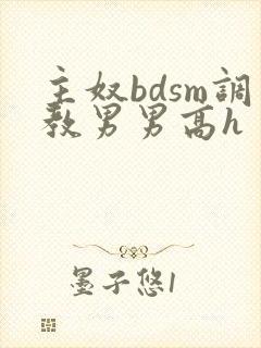 主奴bdsm调教男男高h