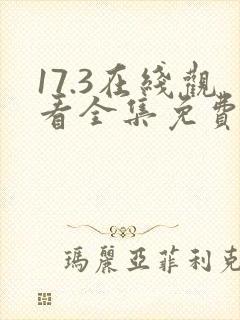 17.3在线观看全集免费完整版