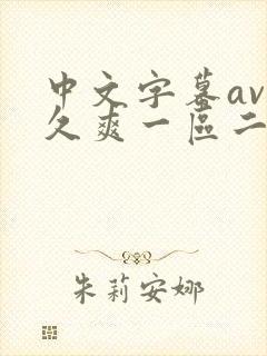 中文字幕av久久爽一区二区三区四区