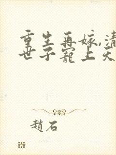 重生再嫁,清冷世子宠上天