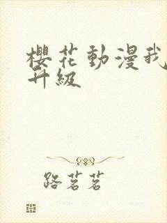 樱花动漫我独自升级