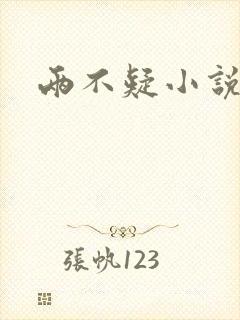 两不疑小说封面