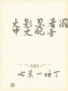 火影忍者国语版中文配音