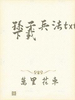 孙子兵法txt下载封面