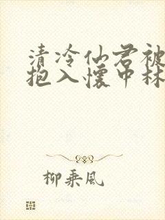 清冷仙君被老汉抱入怀中林霜尘剧情