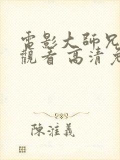 电影大师兄在线观看 高清免费版封面