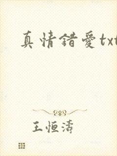 真情错爱txt