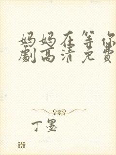 妈妈在等你电视剧高清免费观看