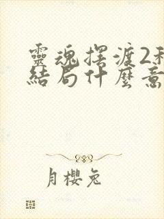 灵魂摆渡2秘密结局什么意思封面