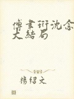 傅聿珩沈念结局大结局