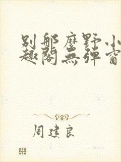 别那么野小说笔趣阁无弹窗txt