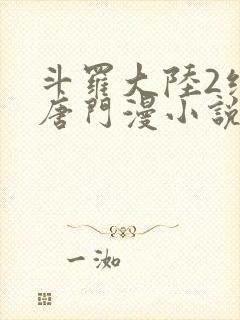 斗罗大陆2绝世唐门漫小说