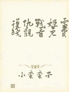 复仇战姬电影在线观看免费完整版封面