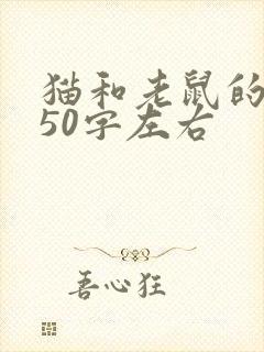 猫和老鼠的故事50字左右