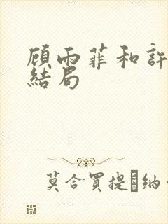 顾雨菲和许忠义结局封面