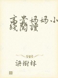 高贵妈妈小说在线阅读