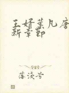 王婿叶凡唐若雪新章节