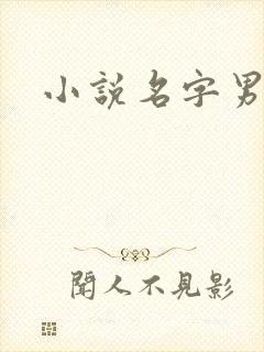 小说名字男生封面
