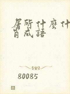 屠所什么什么生肖成语