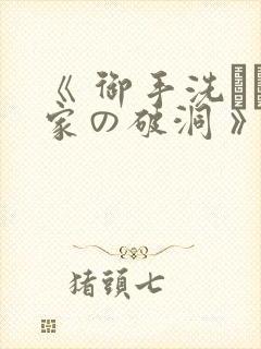 《 御手洗さん家の破洞 》