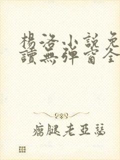 杨洛小说免费阅读无弹窗全文