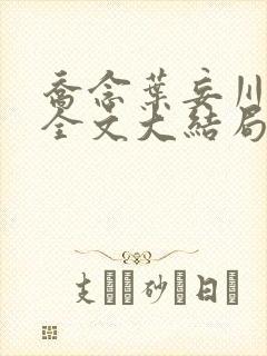 乔念叶妄川小说全文大结局