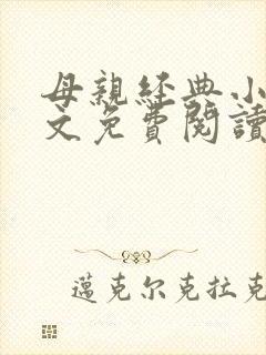 母亲经典小说全文免费阅读