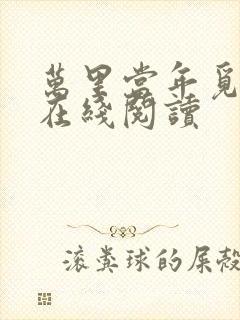 万里当年觅封侯在线阅读