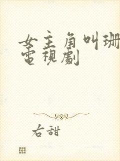 女主角叫珊珊的电视剧