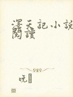 泽天记小说在线阅读