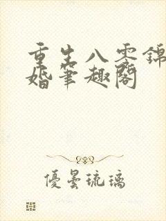 重生八零锦绣军婚笔趣阁封面