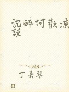 沉醉何欢凉 小说