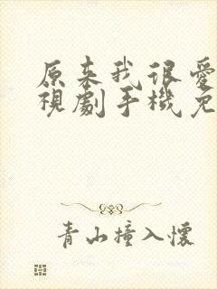 原来我很爱你电视剧手机免费观看