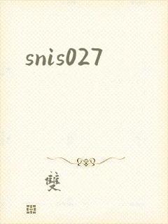 snis027封面