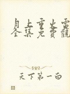 月上重火电视剧全集免费观看封面