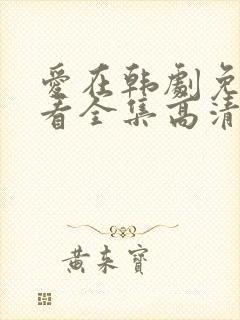 爱在韩剧免费观看全集高清韩剧