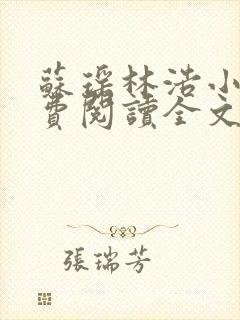 苏瑶林浩小说免费阅读全文最新章节