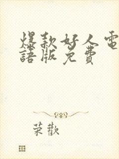 爆款好人电影国语版免费